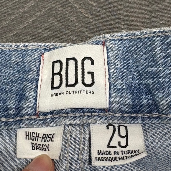 BDG High-Rise Baggy Light Wash Women’s Jeans Size 29 - Picture 2 of 6